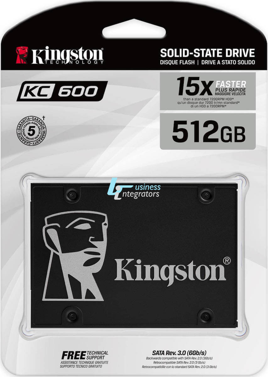SSD Kingston KC600 512GB 2.5" SATA III (SKC600/512G)