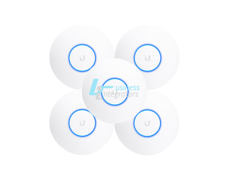Access Point Ubiquiti UniFi Indoor/Outdoor 2.4GHz 800Mbps & 5GHz 1733 Mbps, 2xGLAN, 802.11ac, Dual-Band 4x4, 5-pack (UAP-AC-AC-HD-5)