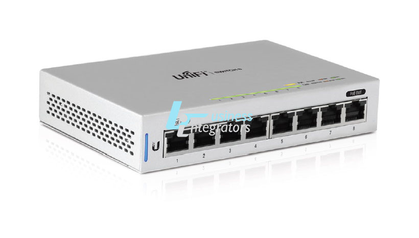 Switch Ubiquiti Unifi 8 port Gigabit Ethernet, 1 x PoE Out (US-8)