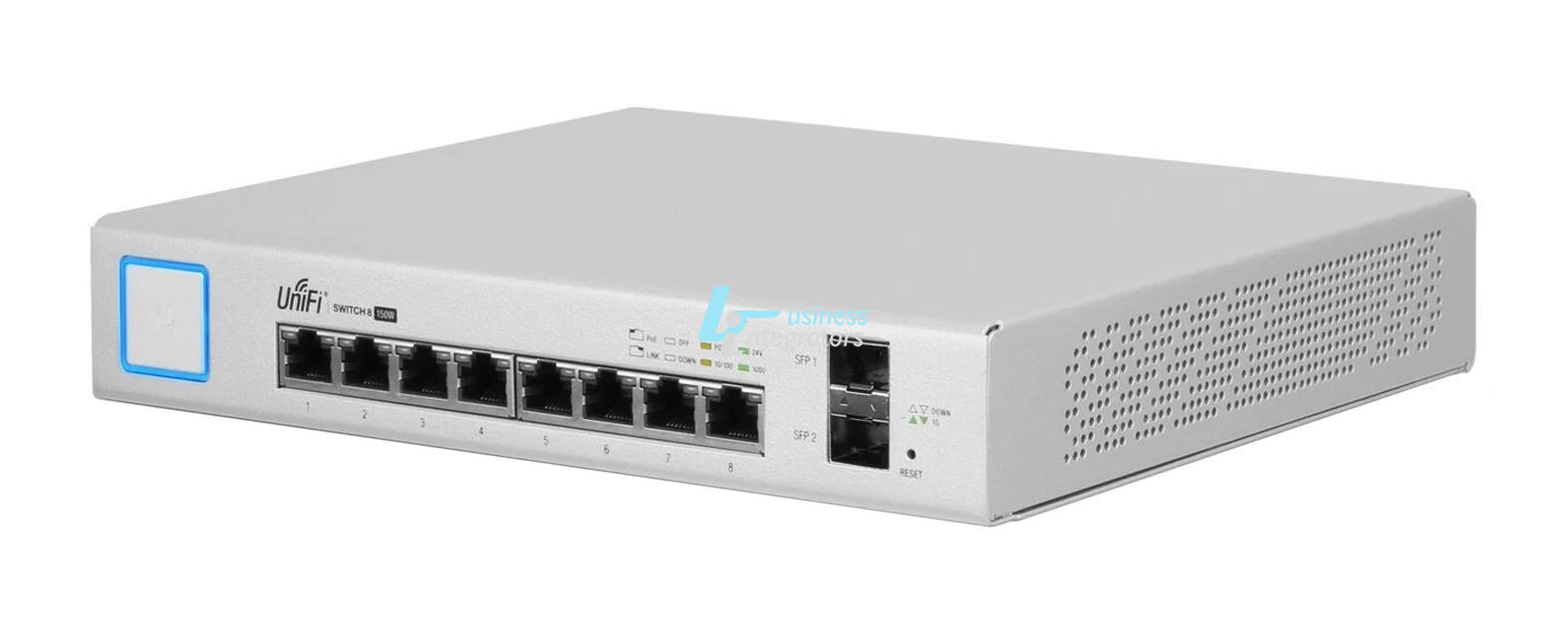 Switch Ubiquiti Unifi 8 port PoE+ Gigabit, 150 watt - 24V/802.3af/at PoE (US-8-150W)
