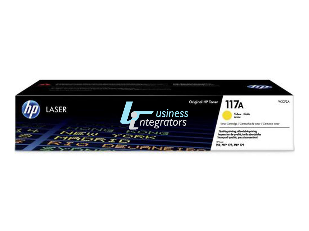 Toner HP 117A Yellow 700 pgs (W2072A)