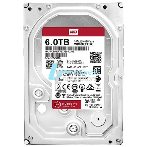 HDD Western Digital Red Pro NAS 6TB 3.5" SATA III (WD6003FFBX)