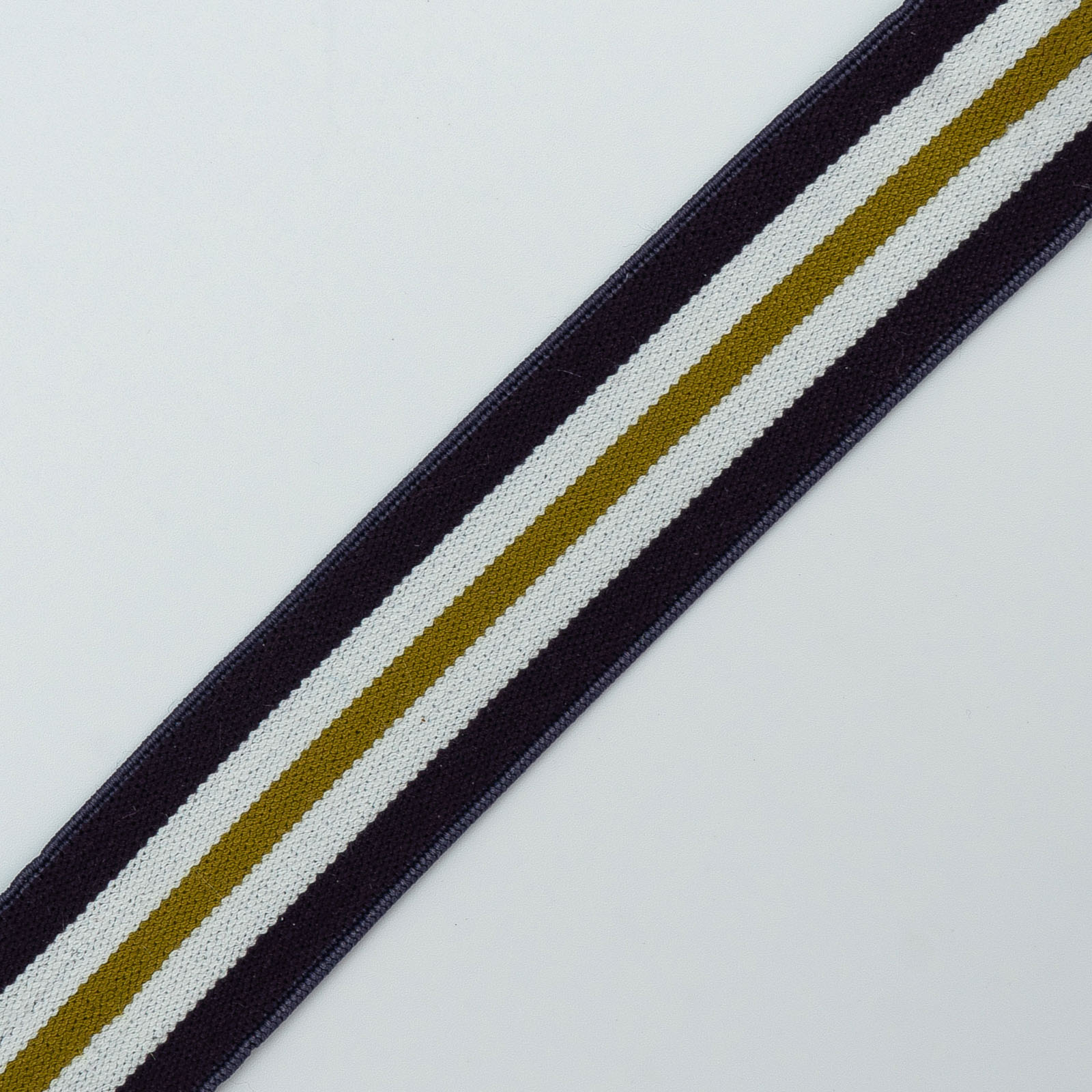Stripe Webbing: Mustard & Gray Stripe Webbing: Mustard & Gray